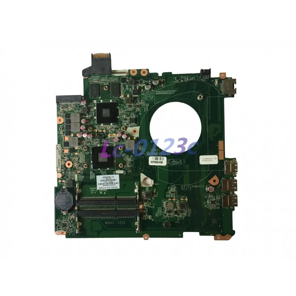 Fulcol для hp павильон 15-P Материнская плата ноутбука W/A6-6310 Процессор Y R7 M260 GPU DAY22AMB6E0