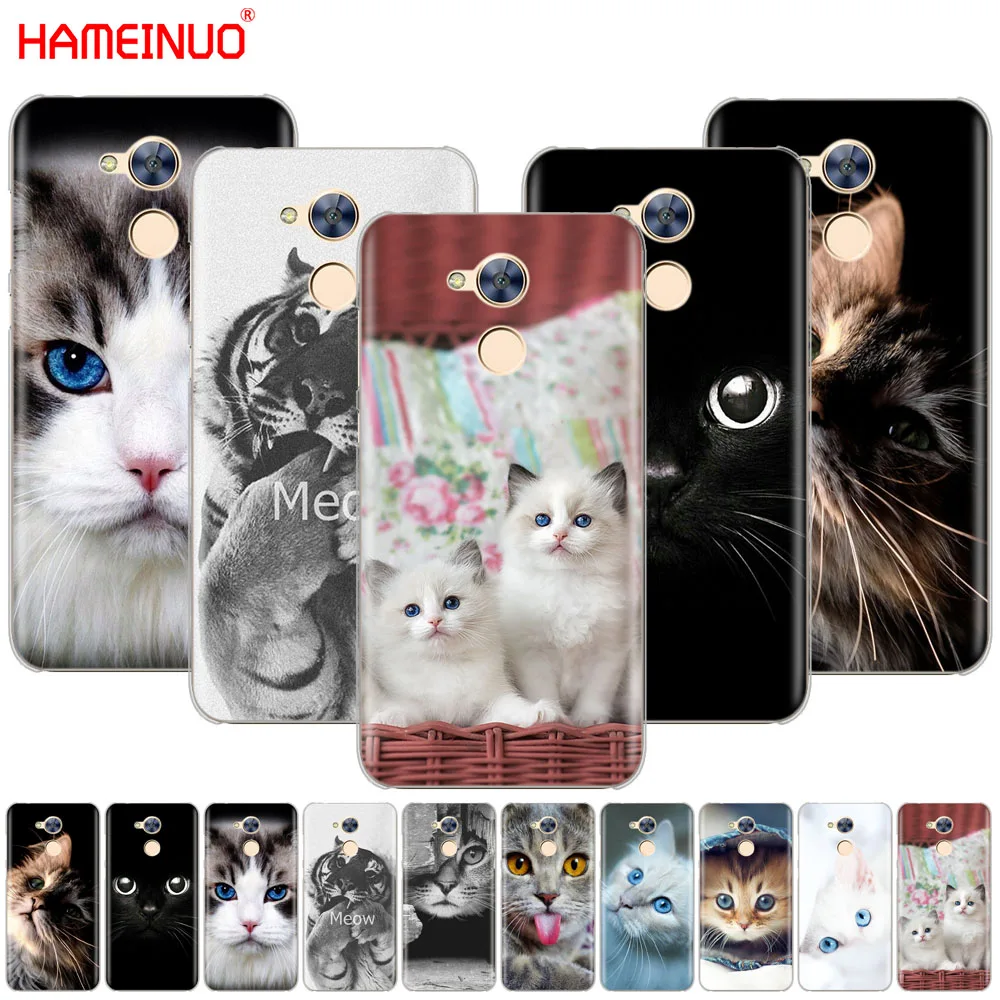 HAMEINUO кошка выглядит на вас чехол для телефона Huawei Honor 10 V10 4A 5A 6A 7A 6C 6X 7X 8 9 LITE|Бамперы|