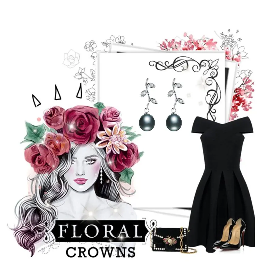 Summer New Arrival Women Pearl Earrings Fine Earring Shinning Zircon Leaf Shape Genuine Freshwater For Gift | Украшения и