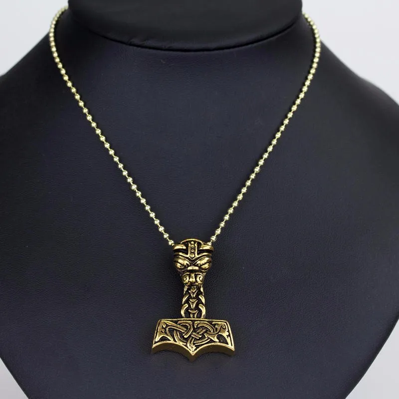 10 стилей Мститель Тор ожерелье молоток Темный мир сплав THOR'S HAMMER Magick Мужская подвеска ожерелье ювелирные изделия Прямая поставка