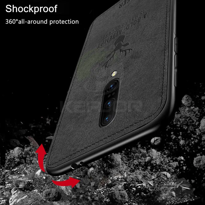Чехол для телефона Keajor Oneplus 7 Pro модный тканевый чехол из ТПУ силиконовая рамка