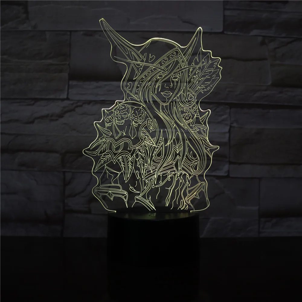 Лампа светодиодная детская World Of Warcraft с USB портом|Ночники| |