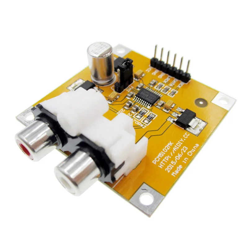 ЦАП декодер PCM5102 I2S плеер собранная плата 32 бит 384K за пределами ES9023 PCM1794 для Raspberry