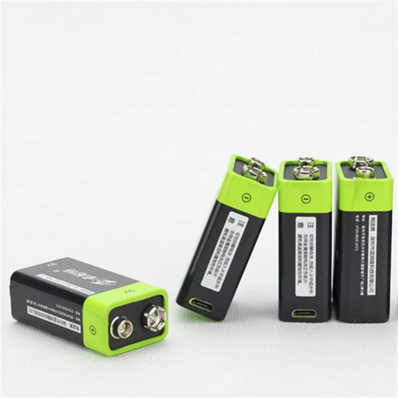 ZNTER RC Батарея S19 9V 400 мА/ч USB Перезаряжаемые 9В литий полимерный для Аксессуары