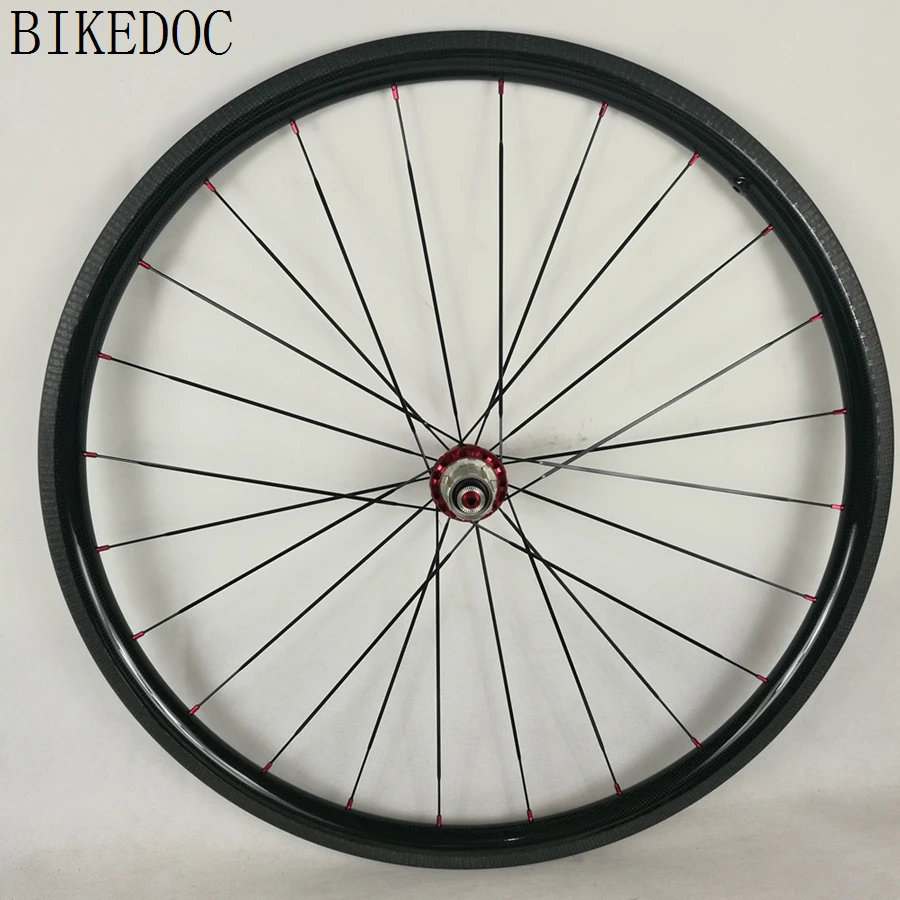 BIKEDOC Clincher бесщеточные Углеродные колеса 30 мм Высота 700C шоссейные велосипедные