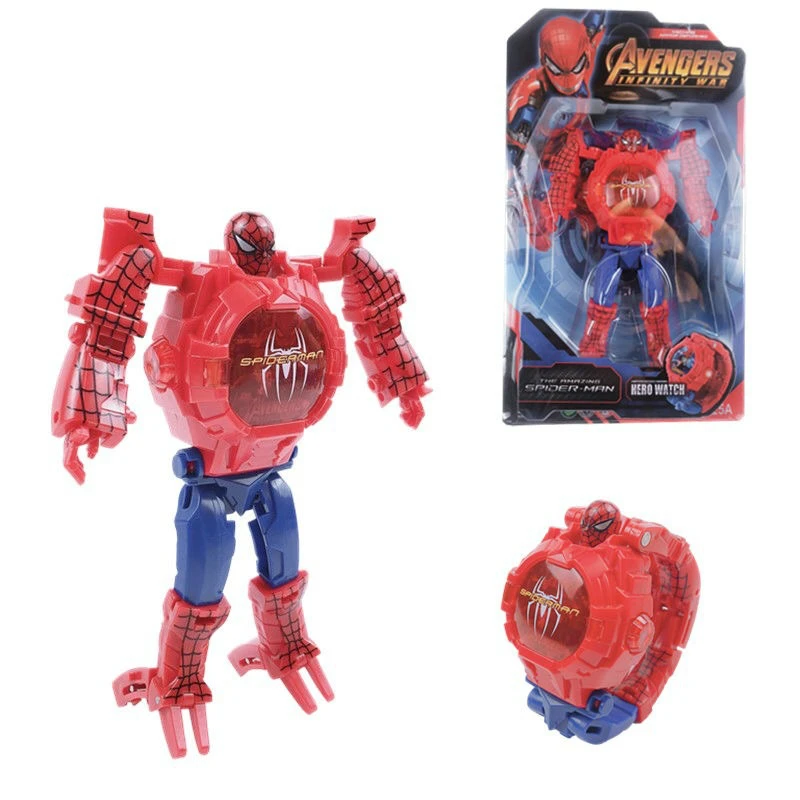 Детские часы с роботом трансформером электронные детские для мальчиков и