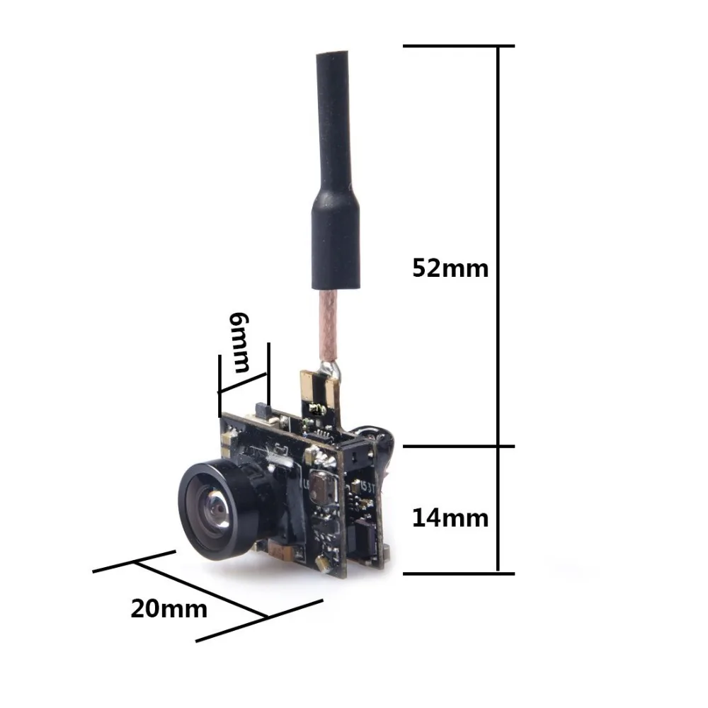 AKK BA2 5 8 ГГц 40 каналов 200 передатчик mW FPV Raceband 600TVL 1/4 Cmos Мини AIO камера с латунной