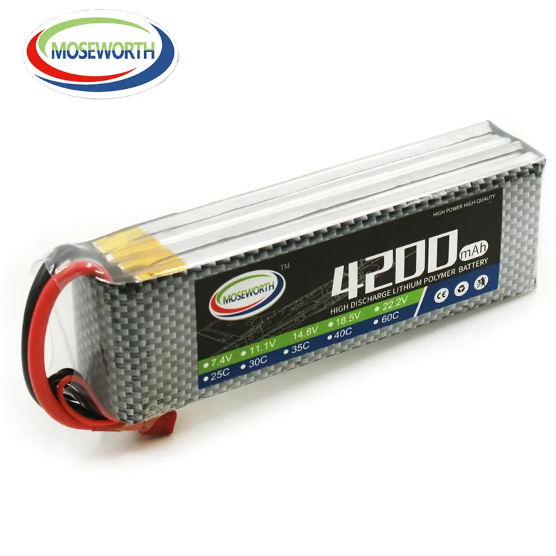 

4S 14,8 V 4200 мА/ч, 40C-80C Перезаряжаемые провод с силикатной гелевой Батарея для Квадрокоптер с дистанционным управлением автомобиль Радиоуправл...