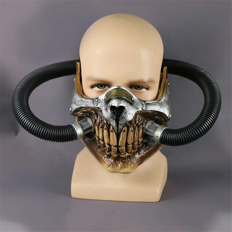 Череп Паровая панк Mad Gas Max маска ПВХ маски для вечеринки на Хэллоуин лучшие
