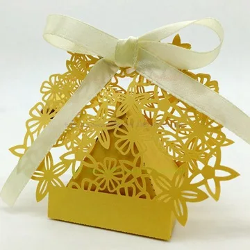 wholesale B107 100pcs/Lot43*33*68mm new hollow delicate love Wedding/Birthday/party candy/Gift Paper Box festival supplies |