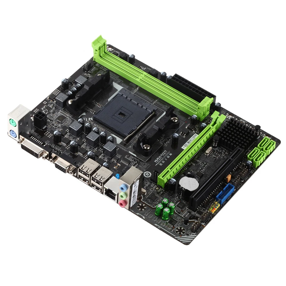Новый MAXSUN A68GL все твердые M.2 материнская плата mATX DVI + HDMI двухканальный DDR3 1866/1600 МГц