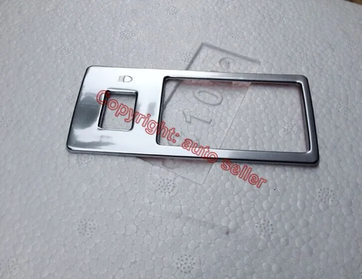 

For Mazda 3 M3 Axela 2014-2016 ABS Pearl Chrome Interior Fog Light Switch Cover Trim