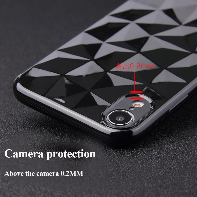 XINDIMAN Phone case for iphone7 7plus matte plain silicone soft TPU phone back cover iphoneX XS XSMAX XR 6S 6plus 8 8plus |