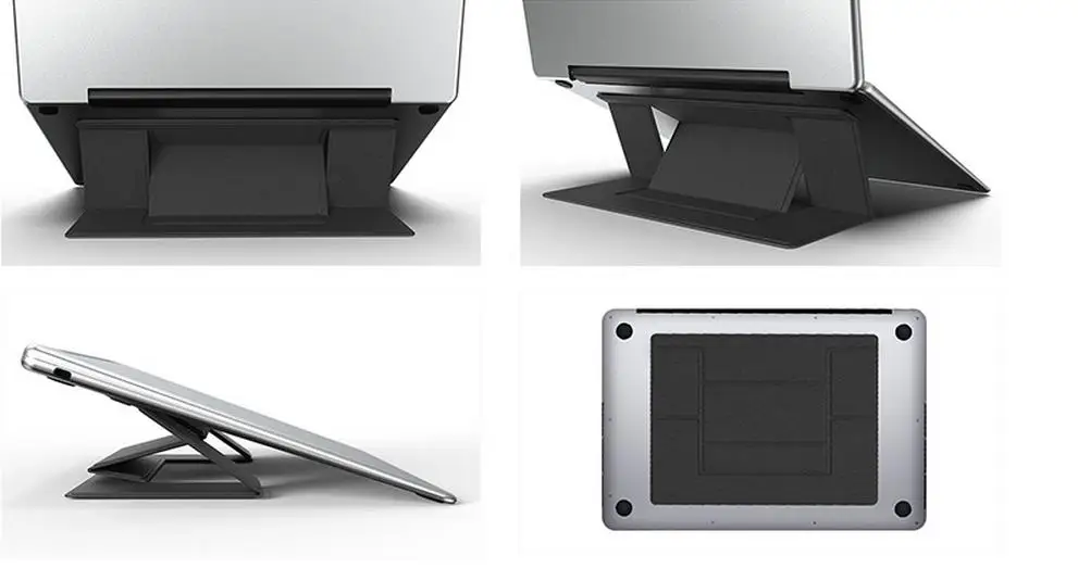 Подставка для ноутбука пластиковый стальной складной кронштейн для MacBook IPad notebook держатель компьютера охлаждающая Поддержка компьютера портативный стол