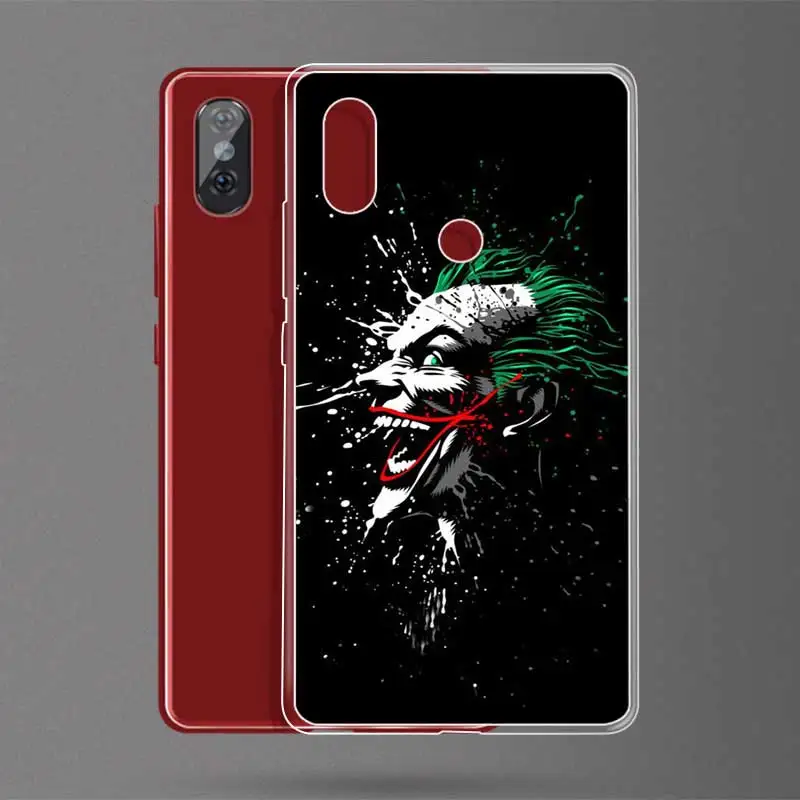 DREAMFOX N082 Joker Soft TPU Silicone Cover For Xiaomi Mi Mix 3 A1 A2 5C 5X 6 6X 8 9 Lite SE Play Pocophone F1 Case |
