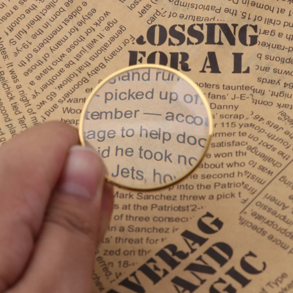 Ожерелье с подвеской ANENG 5X украшения для чтения ювелирных изделий увеличительное