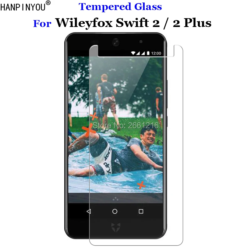 Закаленное стекло 9H 2.5D для Wileyfox Swift2 Премиум Защитная пленка экрана Swift 2 / + Plus 5 0