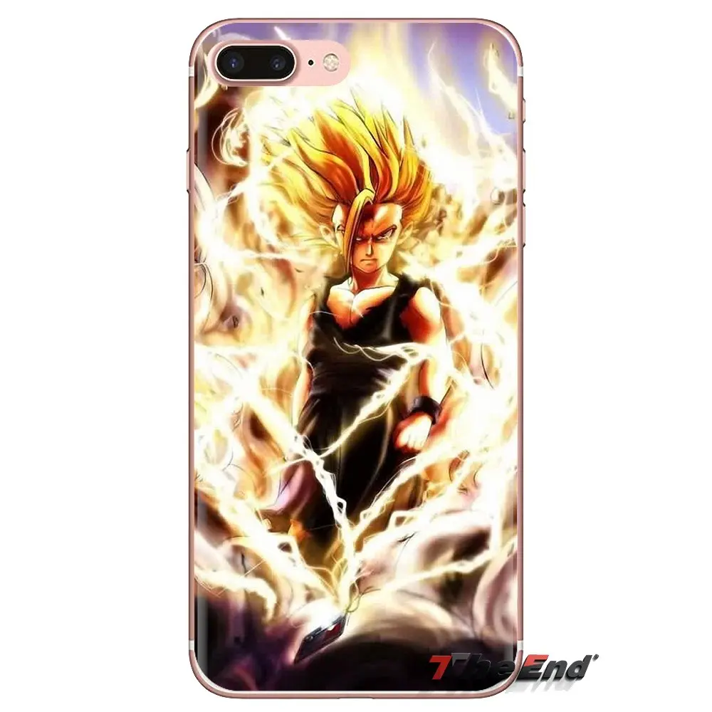 dragon ball No pain no gain For Samsung Galaxy S3 S4 S5 Mini S6 S7 Edge S8 S9 S10 Plus Note 3 4 5 8 9 Soft Transparent Cover Bag |