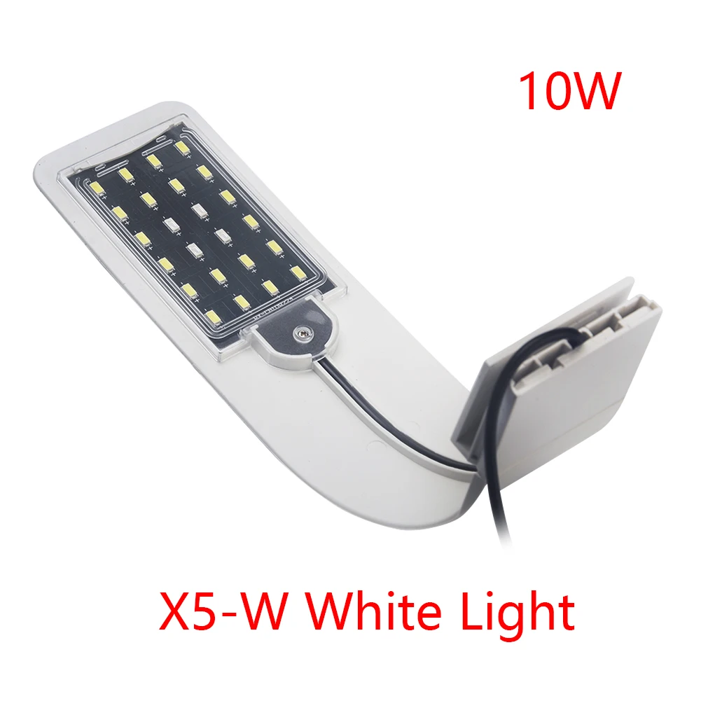 A white light 10W Светодиодный светильник для аквариума, светильник для выращивания растений 5 Вт/10 Вт, освещение для водных растений, водонепроницаемая лампа для аквариума - Цвет: A white light 10W
