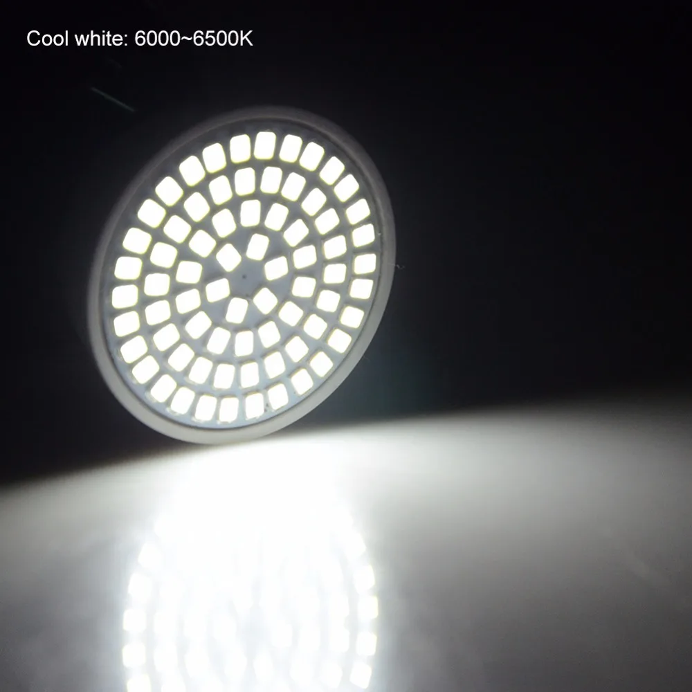 Светодиодный прожектор E27 4 Вт 6 8 220 В светодиодные лампы 2835SMD 54 светодиода 72