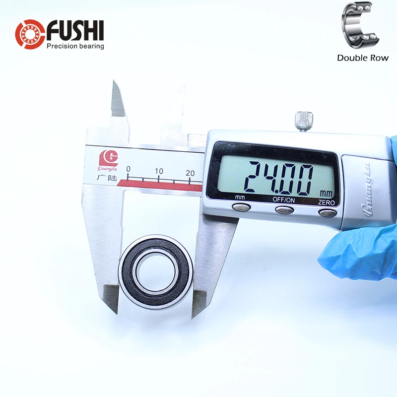 3901-2RS подшипник 12*24*10 мм (1 шт.) 3901 2RS двухрядные герметичные RS Угловые контактные