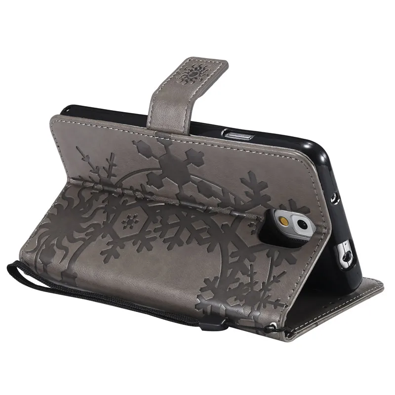 Чехол-кошелек для Samsung Note 3 чехол из искусственной кожи и силикона телефона Galaxy III