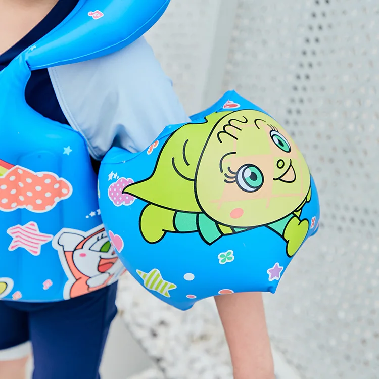

Children Inflatable Swimming Vest Arm Lifesaving Vest Inflatable Buoyancy Vest Water Toy Pool Floats for Children Pool Games