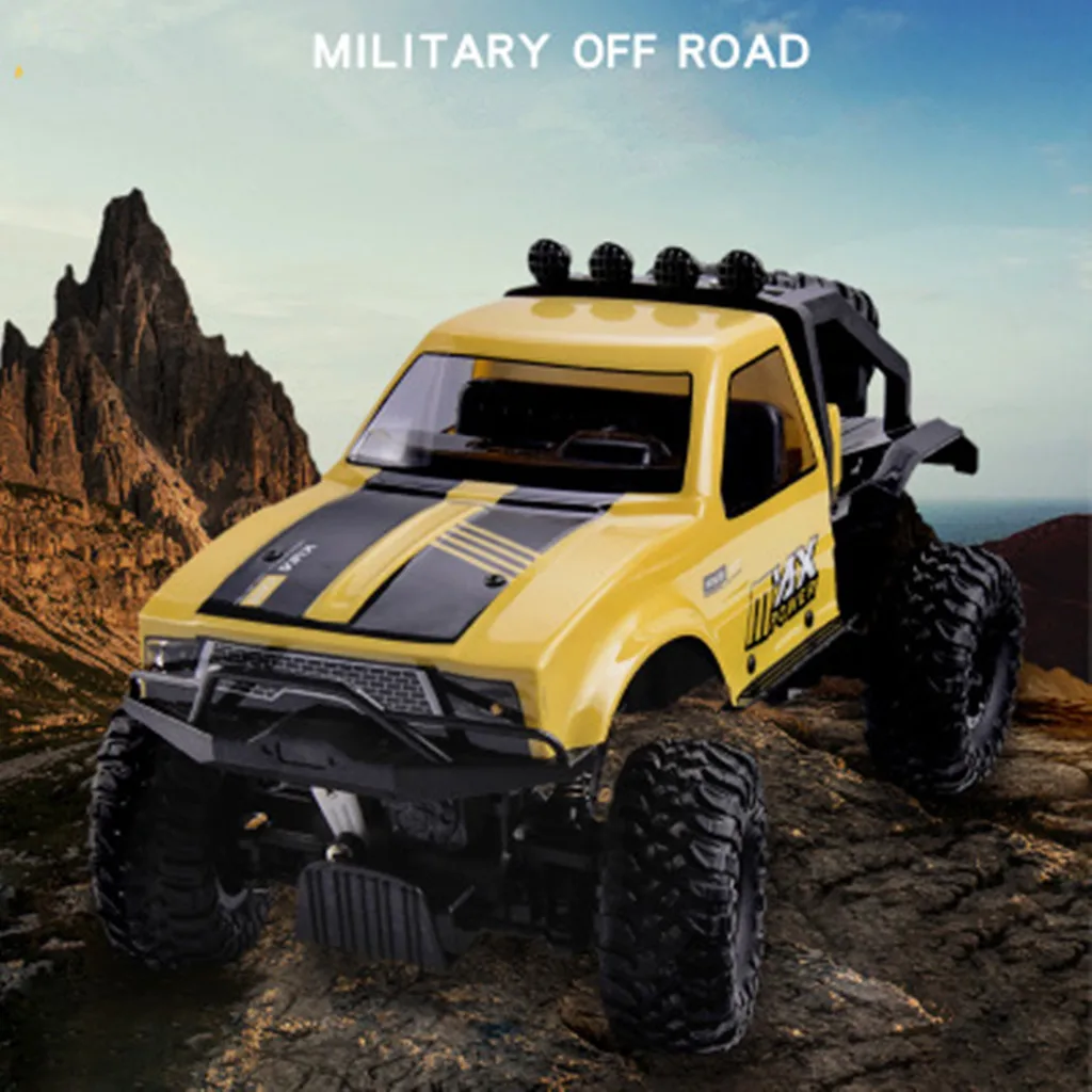 Военный игрушечный автомобиль с дистанционным управлением 2 4G 1:16 2WD мини