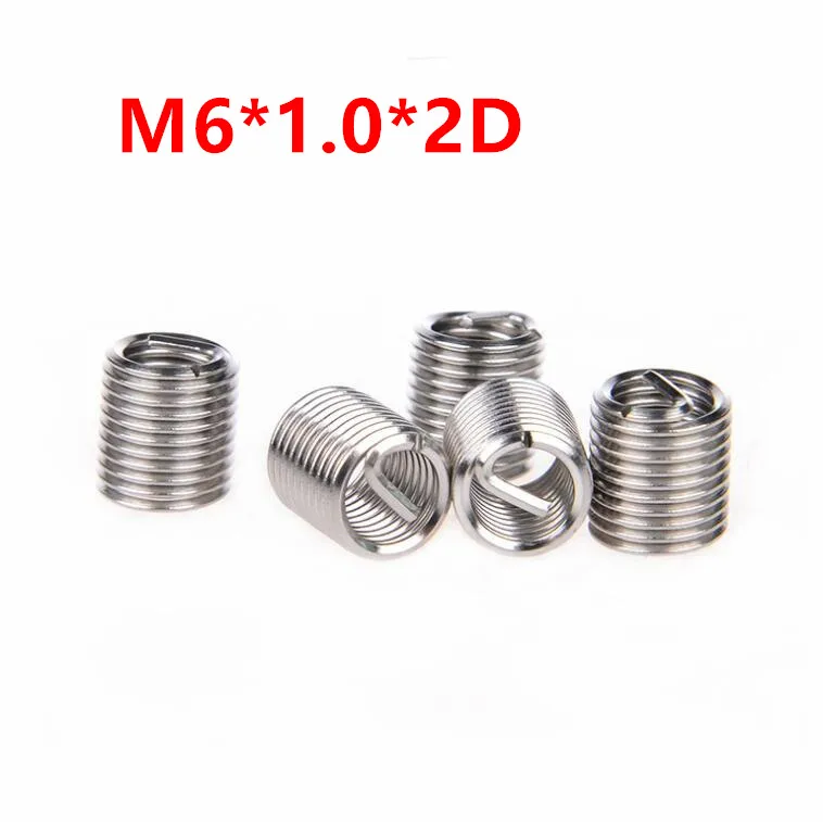 Втулка для проволоки M6 * 1 0 2D втулка m6x2d винтов Helicoil вставки ремонта проволочных