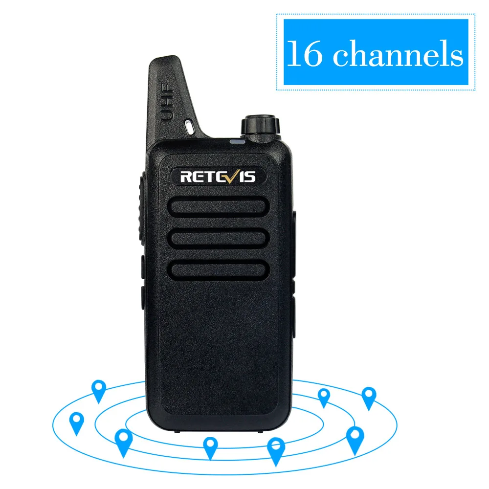 2 шт. Retevis RT22 ручной домофон перезаряжаемая рация UHF 400-480 МГц 2 Вт 16 каналов VOX PTT Civil License-free