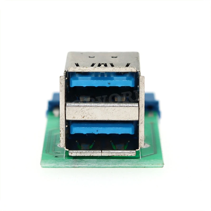 Двухэтажный концентратор USB 3 0 19 штырьков двойной порт A карта конвертера|Платы