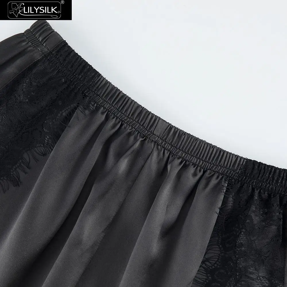 Шелковые трусики LilySilk кружевные женские 19 Момми мягкие удобные милые Клубные из