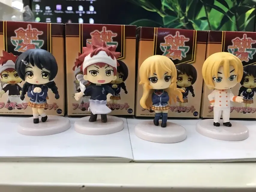 Huong аниме Рисунок 6 см 4 шт./компл. Shokugeki No Soma Yukihira Takumi Tadokoro Megumi ПВХ Фигурки игрушки