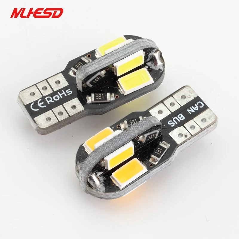 10 шт. автомобисветильник светодиодсветодиодный лампы T10 8SMD 5630 CAN шина без ошибок