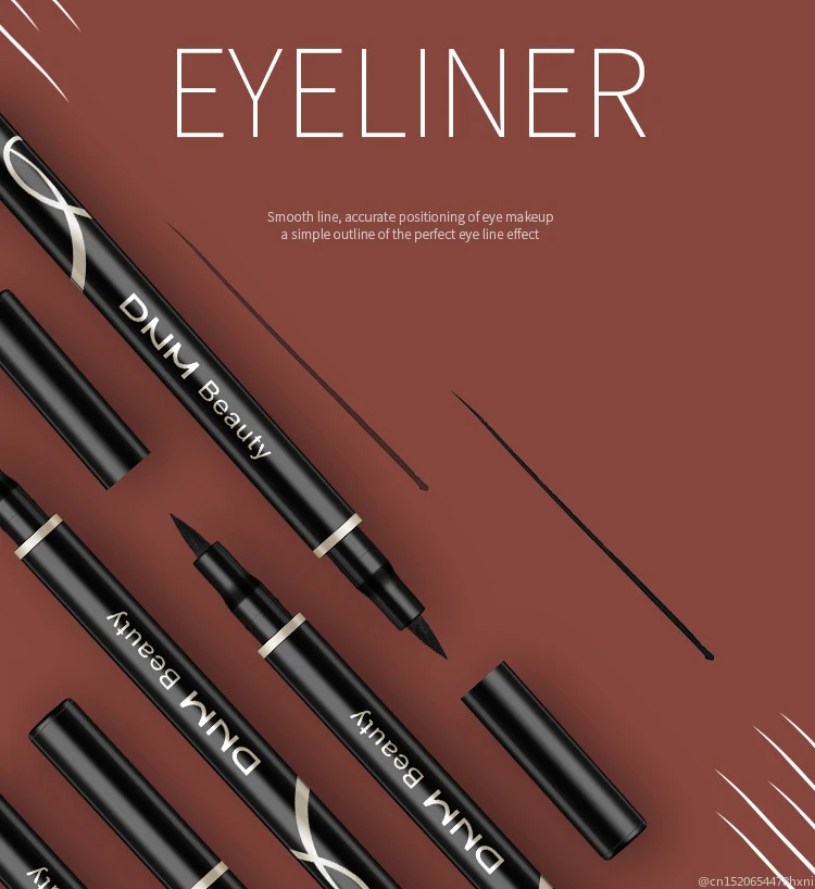 Жидкая чёрная подводка для глаз карандаш Прецизионная нейлоновая водостойкая