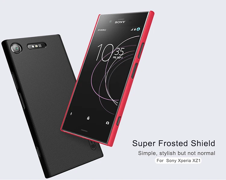 Чехол для sony XZ1 для sony Xperia XZ1 чехол Nillkin матовый щит жесткая задняя крышка из ПК чехол