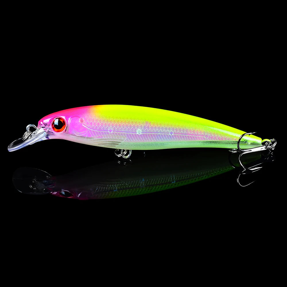 1 шт. рыболовная приманка в виде гольяна с объемными глазами 11 см 13 8 г наживка Isca