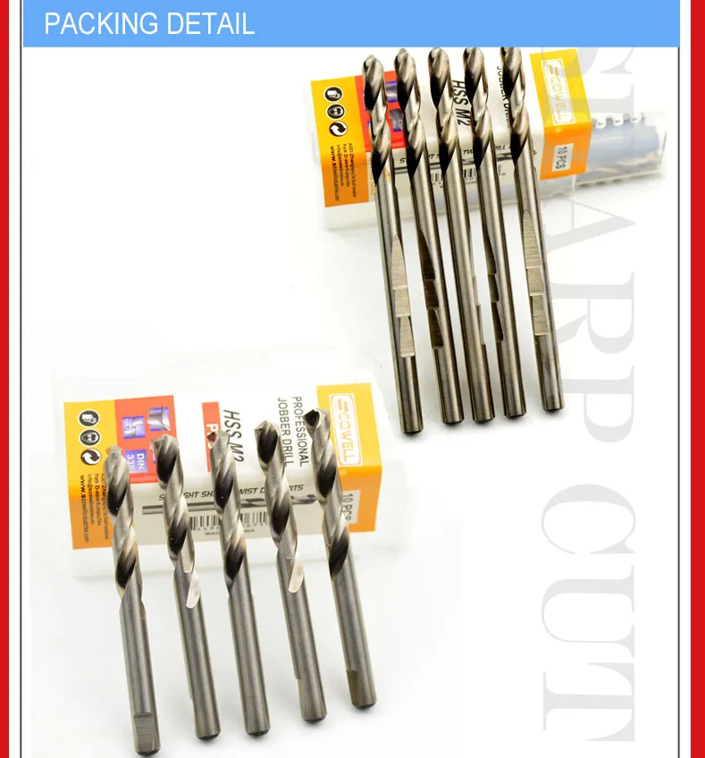 30% OFF 6,35*103 мм/6,35*75 мм 10 шт фрезерованные хвостовиком сверло бит для кольцевая пила Арбор 10 шт./кор. Cencter сверла