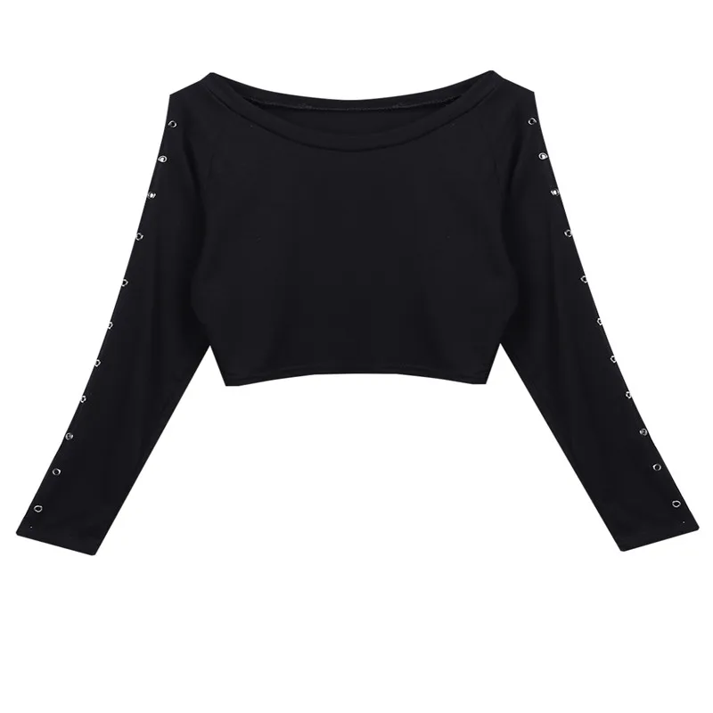 Новая весенняя Сексуальная женская блузка с круглым вырезом рубашка на шнуровке