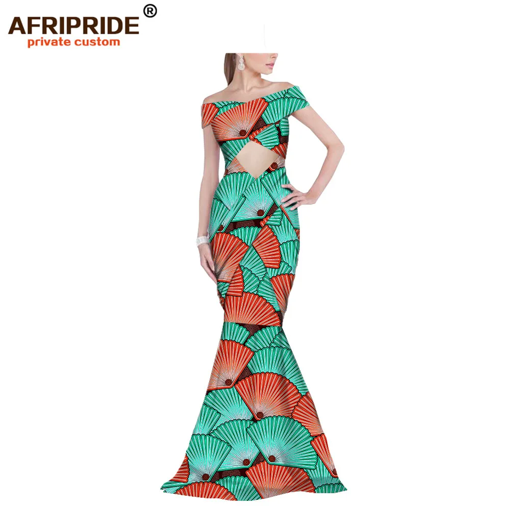 Женское вечернее платье из ткани Анкары для вечеринки свадьбы Дашики A1925027 2019 |