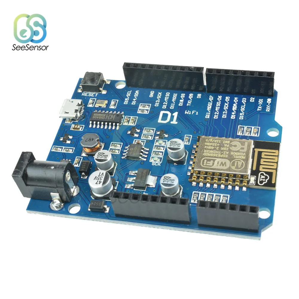 Плата разработки D1 ESP32 ESP8266 WiFi Bluetooth модуль беспроводной 4 Мб Flash UNO R32 CH340 CH340G плата