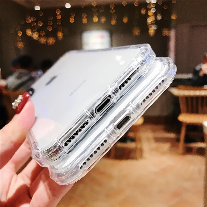 Роскошный противоударный защитный чехол для телефона iPhone 6 6S 7 8 plus X XR XS MAX