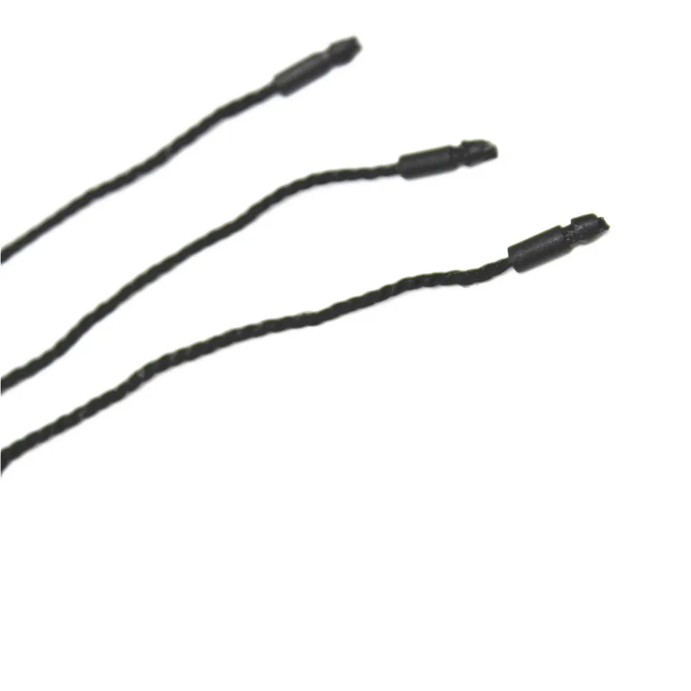 500 шт./лот черная вешалка для одежды 7 дюймов одежды|hang tag string|price stringtag string |