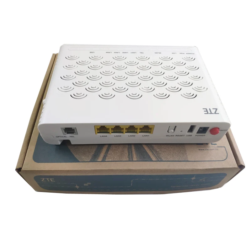 Новая версия 6 0 ZTE GPON маршрутизатор ZXA10 F660 ONU/ONT с 1GE + 3FE 1 голосовым управлением WIFI 1USB