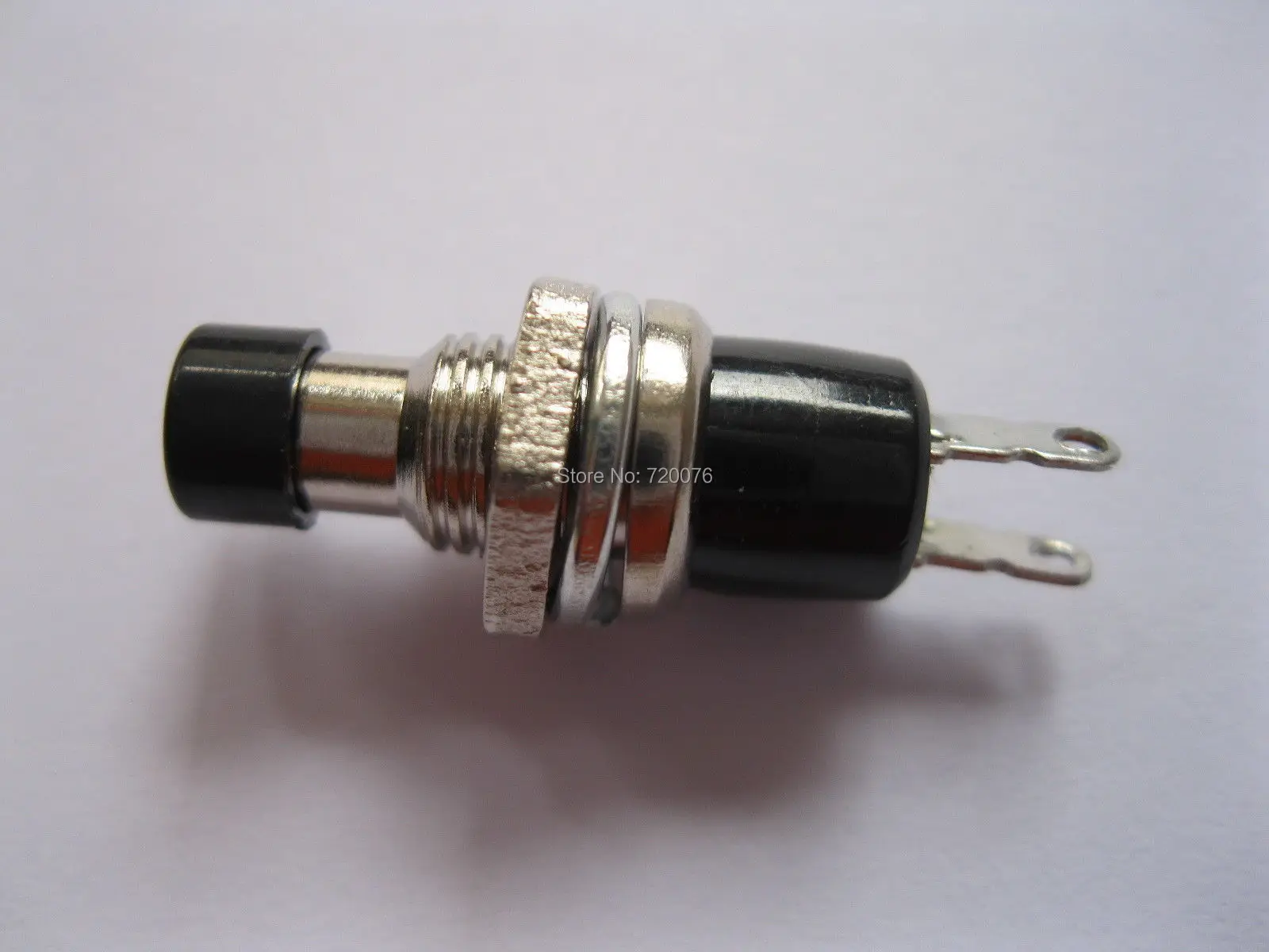 

100 pcs SPST 7mm Mini Push Momentary Switch Black 250V/3A 125V/6A Normally Close/ Push cut off