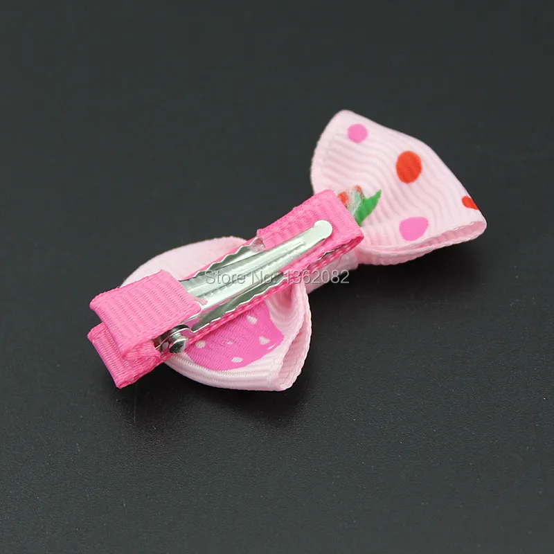 10 шт. заколки для волос девочек бант повязка милые фрукты Клубничные шпильки