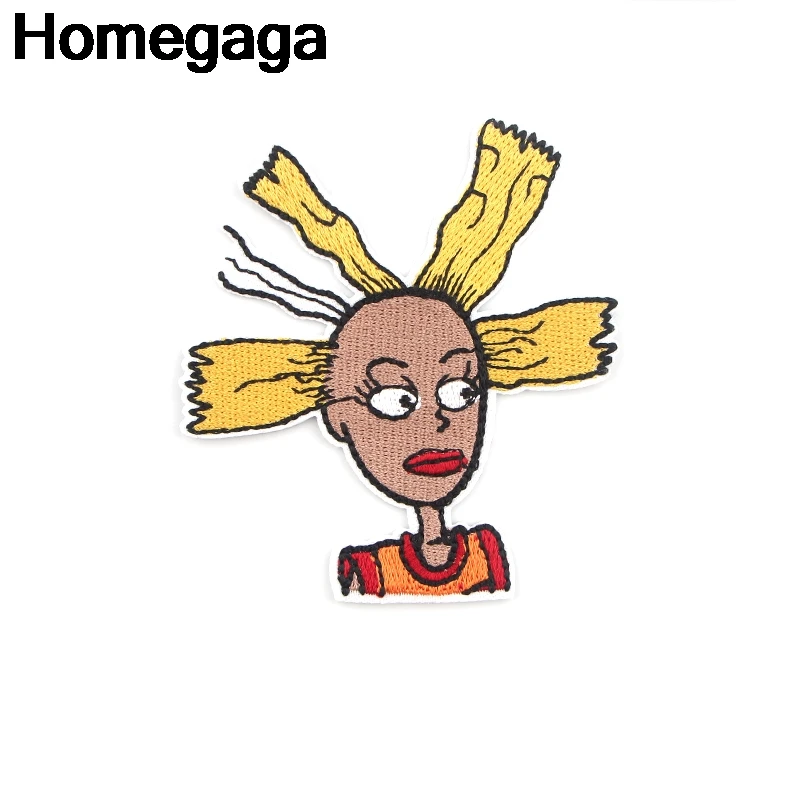 Homegaga 90 е девушки cynthia забавная аппликация нашивки утюгом на рубашке одежде куртке