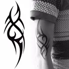 3D мужские временные тату-наклейки с полурукавами на руку, тату-наклейки, тату для боди-арта, инструменты для красоты для мальчиков