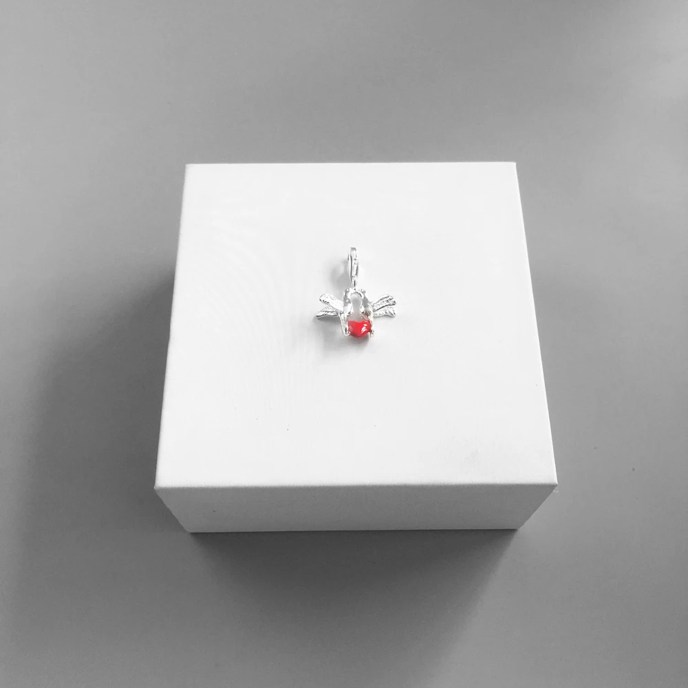 Подвеска в виде сердечек и птиц 2018 ювелирные изделия из стерлингового серебра 925