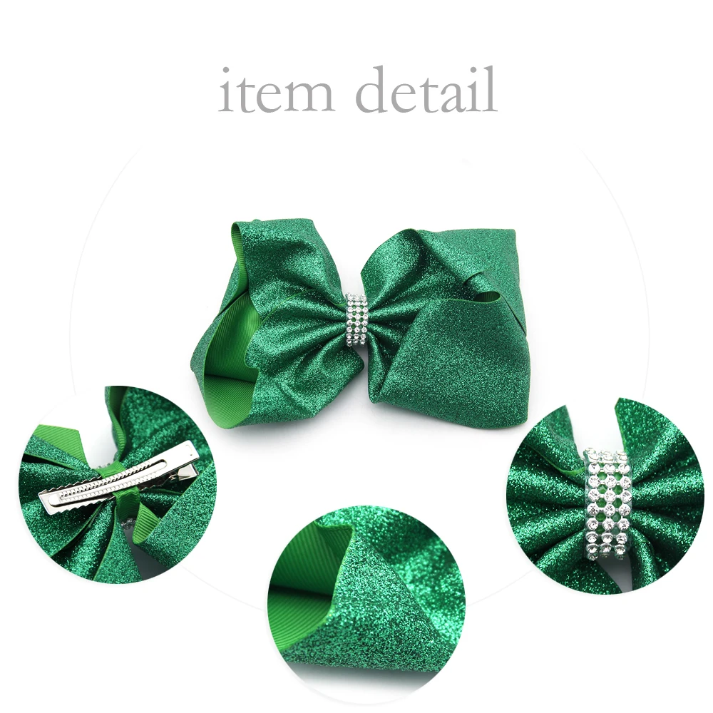 David accessories 8 ''* 6''; обувь с блестящими стразами бантом жемчужная заколка для художественного оформления ногтей, ручная работа ремесла аксессуары для волос, 1 шт, 1Yc2897 - Цвет: 1059293009
